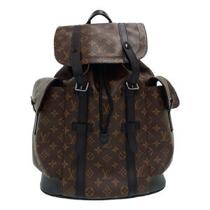 Louis Vuitton Monogram Macassar Christopher Backpack